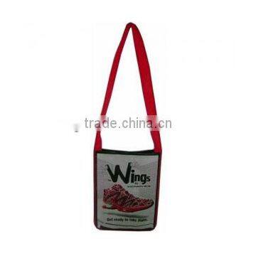 cheap laminated non woven shoulder bag/high quality trendy bag