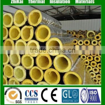 50mm Thick Glass Wool Pipe Insulation Cladding