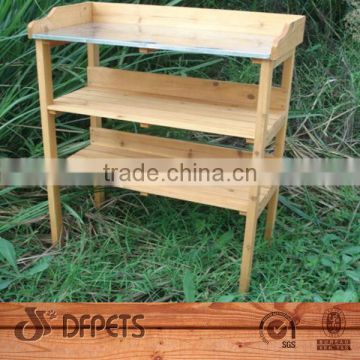 High Quality Wood Plant Stand With Drawer DFG011