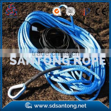 synthetic HMPE winch Rope for 4*4 atv JEEPS