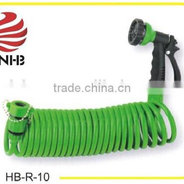 Good quality 7.5m spring portable flexible PVC hose reel