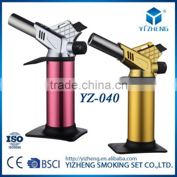 YZ-040 MANUFACTURE HOT SALE CULINARY CHEF BUTANE GAS PORTABLE MICRO BLOW TORCH LIHGTER