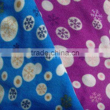 china supplier high quality printed polar fleece material antipilling manufacturer