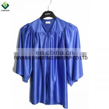 100% Polyester Shiny Customized Children Graduation dressing Gown
