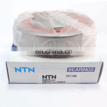 Made in japan deep ball bearing 6207 LU with size 35*72*17 mm