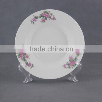 wholesale bone china dinner plates, fine new bone china plate, ceramic soup plate