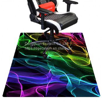 E-Sport computer Gaming Desk Chair rubber Floor Mat Non-slip gaming chair floor mat floor pad