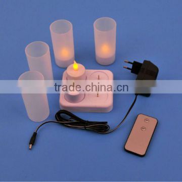 4pcs led rechargeable candle