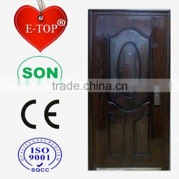 E-TOP DOOR Swing Door In Stainless Steel Wrought Iron And Glass Door
