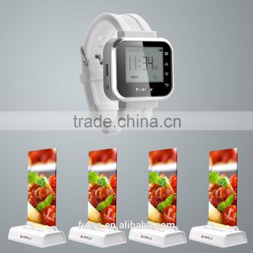 Creative design of call button snack bar menu style wireless waiter call system