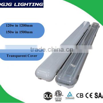 Clear cover IP65 linear type 160W 5ft model tri-proof lighting