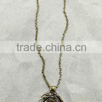 New arrival Bronze fashionable turkish style necklace BRN-1032