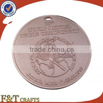 custom germany wholesale die cast copper sports make metal medal