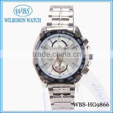 Japan movement wrist stainless steel mens watch from China