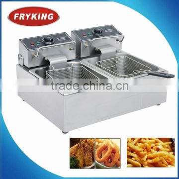 Dual Tanks Electric Deep Fryer To Fry Differen Food Independently