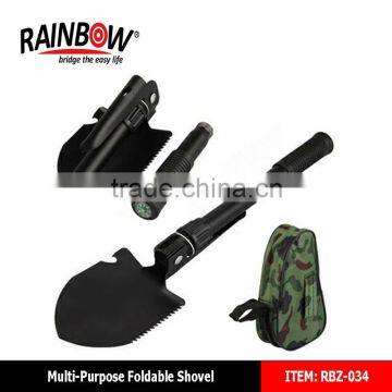 RBZ-034 5 in 1 popular Tr-folding Sapper shovel