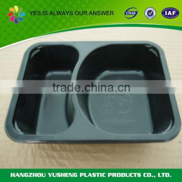 Biodegradable eco friendly disposable divided tray