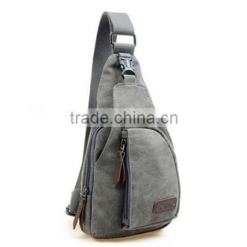 Men's Canvas Cross Body Chest Pack Bicycle Bag