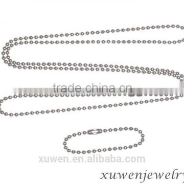 wholesale direct factory price different 316l stainless steel ball chain