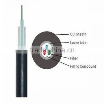 Non-metal Central Loose Tube Optical Fiber Optic Cable: GYFXTY