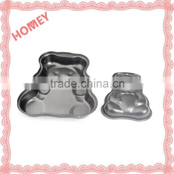 Set of 2 Bear Shape Cake Mould for Christmas's Day
