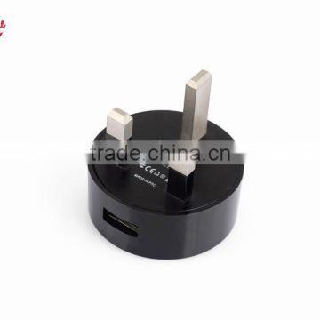 UK PLUG ROUND USB Wall charger manufacture USB WALL CHARGER