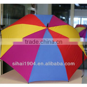 Hot sale rainbow steel frame advertising umbrella with high quality