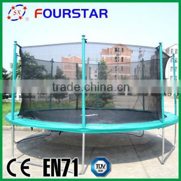 Big Gymnastic Trampoline with Strong Inner Safety Net