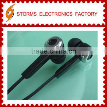Fashion 3.5m plug OEM ear phones and headphone in-ear with transparent box