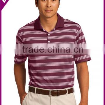 Stripe Yarn-Dyed polo shirt