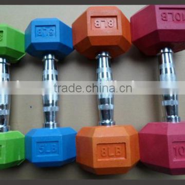 High quality Rubber Coated Dumbbells