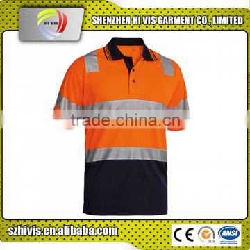 Hot sell cheap work safety hi vis breathable t-shirts