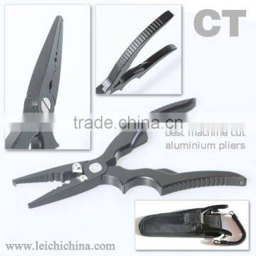 Chinese top quality all machine cut aluminium fishing pliers