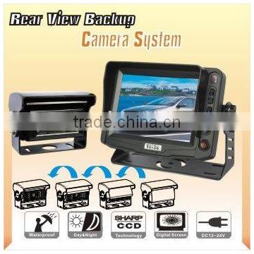 car monitor reversing camera system with waterproof car camera