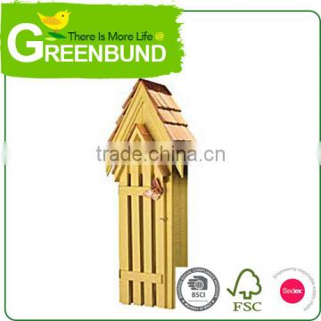 Raw Wood Bird Table Natural House Wooden Nest Wild Life Care