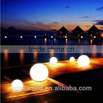 Wonderful glowing outdoor swimming pool and garden used rechargeable colorful waterproof led light up ball