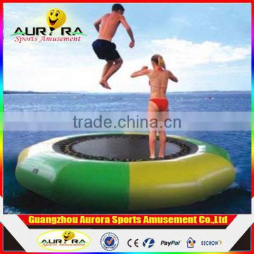 Custom inflatable aqua park Inflatable Water Trampoline inflatable floating island for sale