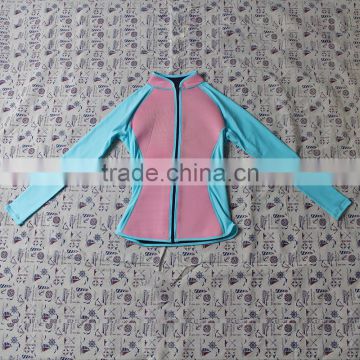 Factory wholesale top quality neoprene shirt , woman diving sex surf wetsuits M5081302