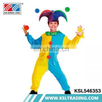 China manufacturers party cosplay children clown costume age 3-7
