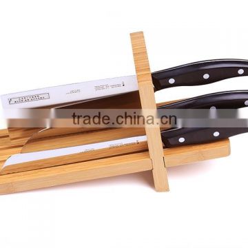 Customize bamboo knife holders, bamboo rack for knives
