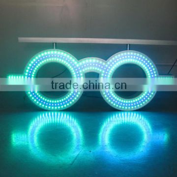 2015 alibaba express electronics new products optical shop advertising led optical sign board