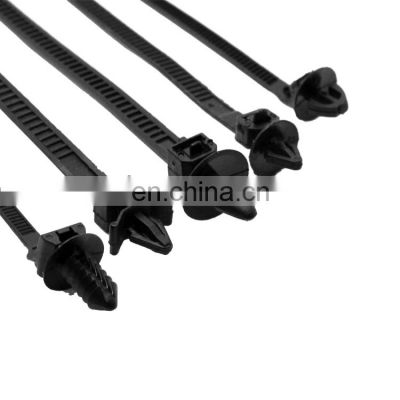 JZ PA66 High Quality Aircraft Head Threaded Hole Cable Ties Zip Ties Cable Strap