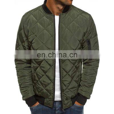 2021 autumn and winter men's cotton-padded jacket Bomber Jacket Puffer Quilted Jacket men's bread  bubble coat