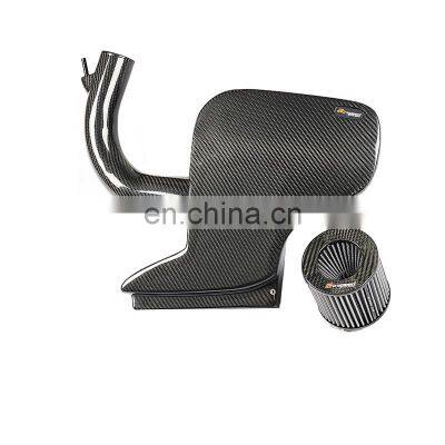 Perfect Fitment Aerodynamic Car OEM Dry Carbon Fiber Auto Parts 3K Twill Air Intake Kit Filter For AUDI A3 Golf 1.4T