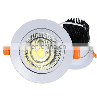 Dimmable LED Recessed Ceiling Down Light Cool Warm Natural White Lamp AC 220V 230V Downlight Spotlight