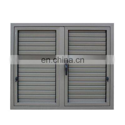 Prefabricated High Quality Aluminum Alloy Polycarbonate Security Shutter Soundproof Casement Window
