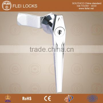 2015 FEILEI MS304-1 China factory sell zinc alloy high quality cabinet L handle lock with key set