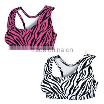 Young ladie's custom professional style sports bra