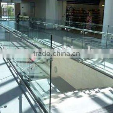 tempered glass balustrade system