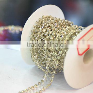 10 Yards Crystal Cup Chain Crystal Trimming For Shoes, Clothes Jewelry Making..